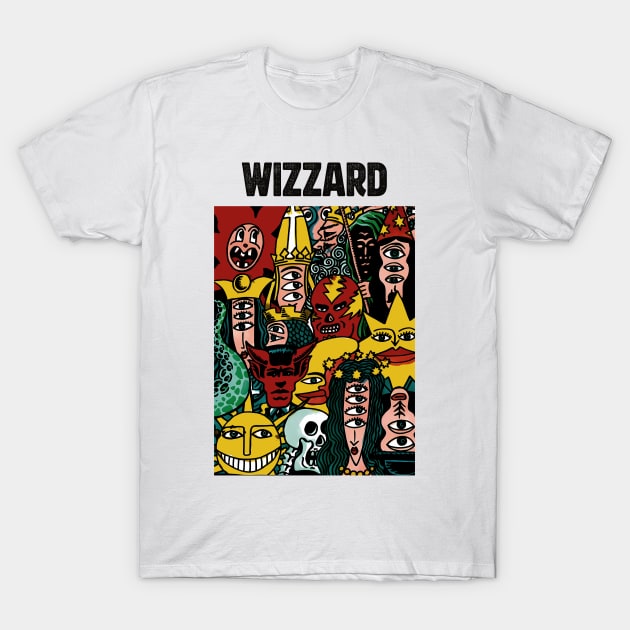 Monsters Party of Wizzard T-Shirt by micibu